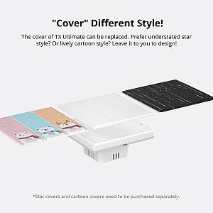 Sonoff T54C-WiFi Smart Wall Touch Switch 4-Button White