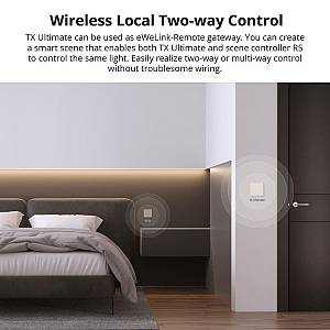 Sonoff T54C-WiFi Smart Wall Touch Switch 4-Button White