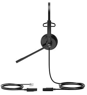 Yealink Headset Wired Analog RJ9 QD with Noice Cancelling for IP Phone YHS34 Mono