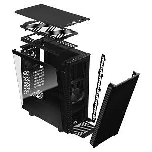 Fractal Design Define 7 Compact , Tower , ATX , no power supply (ATX) , black solid , USB/Audio