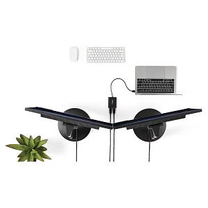 Adapter USB3.0 (ST) > 2x DisplayPort (BU) 4K 60Hz 30cm StarTech.com Black