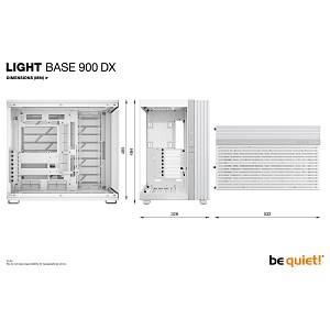 Midi be quiet! Light Base 900 DX white