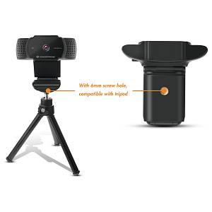 CONCEPTRONIC Webcam USB-A2.0 72° 2K/30Hz SuperHD+Mikro sw