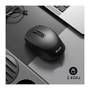 Equip Kompaktmaus Wireless Dual Mode 4Btn L+R schwarz