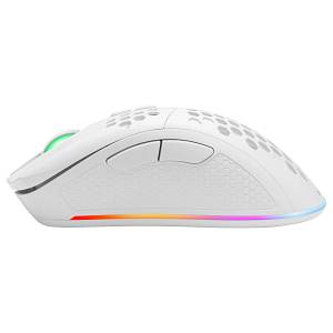 Deltaco Gaming Maus USB. RGB. weiß