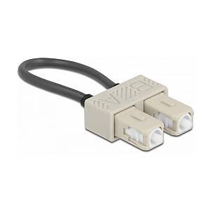 Delock LWL Loopback Adapter SC / OM2 Multimode beige