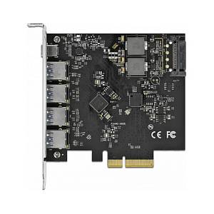 PCI Express x4 Karte zu 1 x USB Type-C™ + 4 x USB Typ-A - SuperSpeed USB 10 Gbps