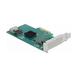 PCI Express x4 Karte zu 4 x SATA 6 Gb/s RAID und HyperDuo - Low Profile Formfaktor