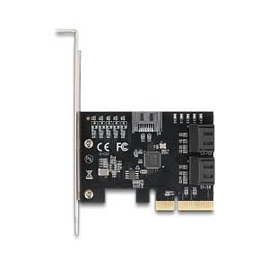 PCI Express x4 Karte zu 5 Port SATA Kontroller - Low Profile Formfaktor