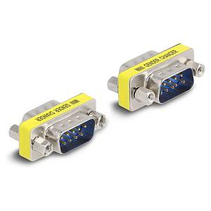 D-Sub 9 Pin Gender Changer Stecker zu Stecker (Muttern) 2 Stück
