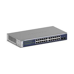 NETGEAR GS724T - Version 6 - Switch - L3 Lite - Smart - 24 x 10/100/1000 + 2 x SFP - Desktop. an Rack montierbar