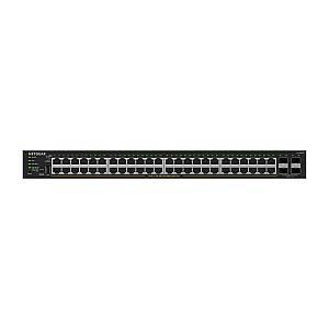 NETGEAR GS348TPv2 - Switch - 2+/L3 Lite - Smart - 48 x 10/100/1000 (PoE+) + 4 x SFP - Desktop. an Rack montierbar - PoE+ (380 W)