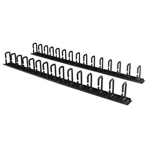 STARTECH.COM Vertikaler Kabelordner mit D-Hacken - 0U - 1.8m - Rack Kabelmanager