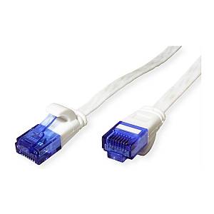 VALUE Patchkabel Cat.6A (Class EA) UTP. extra-flach. wei. 3 m