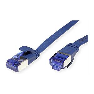 VALUE Patchkabel Cat.6A (Class EA) FTP. extra-flach. blau. 5 m