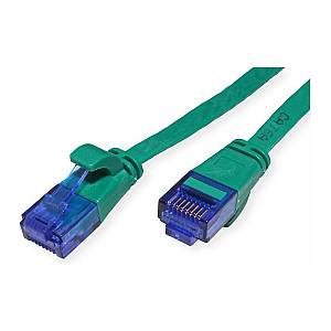 VALUE Patchkabel Cat.6A (Class EA) UTP. extra-flach. grn. 0.5 m