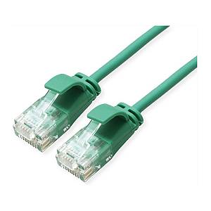 ROLINE GREEN UTP Patchkabel Cat.6A (Class EA). LSOH. slim. grn. 1.5 m