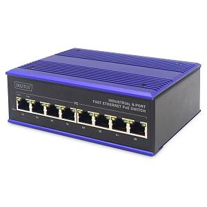 DIGITUS 8-Port Fast Industrie PoE Switch Unmanaged