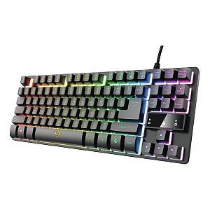 Trust GXT794 3-in-1 Gaming Bundle Bundle bestehend aus Tastatur. Maus und Mauspad