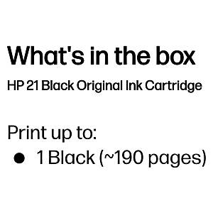 Tinte HP 21 / C9351AE Black