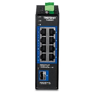 TRENDnet TI-G5091 DIN-Rail Switch 9-Port Industrial 2.5G mit 10G SFP+ Port