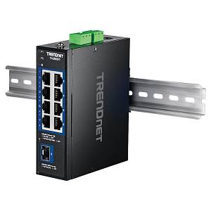 TRENDnet TI-G5091 DIN-Rail Switch 9-Port Industrial 2.5G mit 10G SFP+ Port