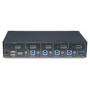 StarTech.com 4-Port DisplayPort KVM Switch/Umschalter. 4K60Hz.TAA-konform