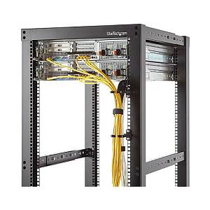StarTech 1U Vertical Server Rack Cable Management D-Ring Hook - 2.2x3.9in 5.7x10cm