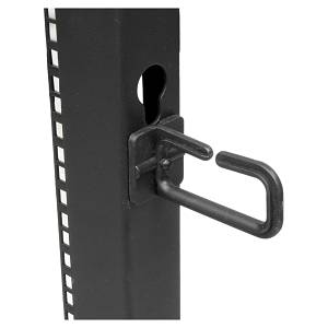 StarTech 12U Adjustable Depth Open Frame 4 Post Server Rack w/ Casters / Levelers and Cable Management Hooks