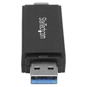 StarTech USB Memory Card Reader - USB 3.0 SD Card Reader - Compact - 5Gbps - USB Card Reader - MicroSD USB Adapter