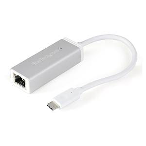 StarTech USB-C auf Gigabit Netzwerk Adapter - USB Type-C Ethernet Konverter mit Aluminium Gehuse - Silber