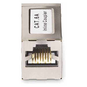 StarTech Shielded RJ45 Coupler. Inline Cat6a Coupler. F/F - Netzwerkkoppler - RJ-45 (W)