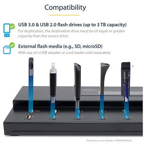 StarTech USB Duplicator - 1:15 - USB Sticks - Flash Drive Duplicator