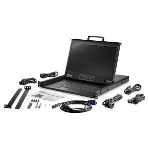 StarTech 1 HE KVM Konsole fr Server Racks - VGA KVM - 173in - 1080p HD