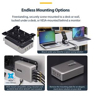 4-PORT USB-C CHARGER 240W .