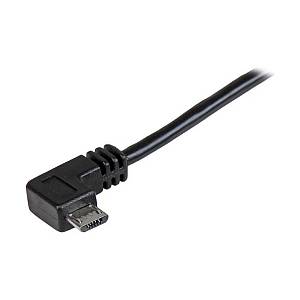 StarTech.com Micro USB Lade- und Sync-Kabel St/St - Rechts gewinkelt Micro-USB - 0.5m - USB-Kabel - Micro-USB Typ B (M)