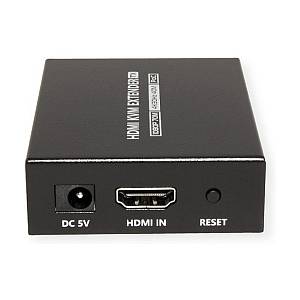 KVM Verlngerung ber Cat.6/6A. HDMI 4K30. max. 40m