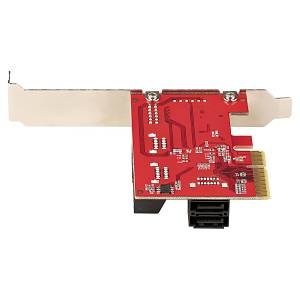 STARTECH.COM PCIe SATA Controller Karte - 6 Port SATA Erweiterungskarte/Kontroller - 6Gbit/s - Voll-/Low-Profile Blende Festplatten