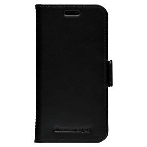 dbramante1928 Lynge - Flip-Hlle fr Mobiltelefon - genarbtes Leder - Schwarz - fr Apple iPhone 12 mini
