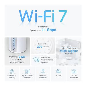 TP-Link WL-Router Mesh System Deco BE65 3erPack