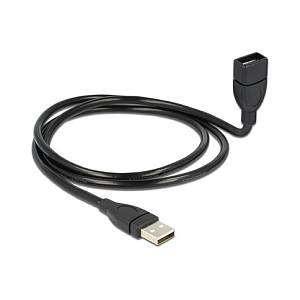 DELOCK Kabel USB 2.0-A Stecker > Buchse ShapeCable 100 cm