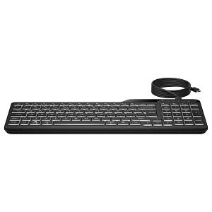 HP 405 Multi-Device Backlit Wired Keyboard