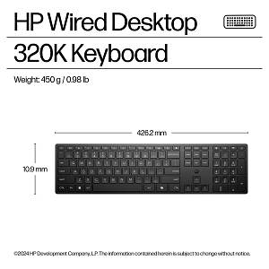 HP 320K WD KBD