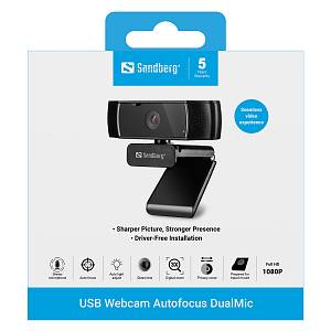 SANDBERG USB Webcam Autofocus DualMic