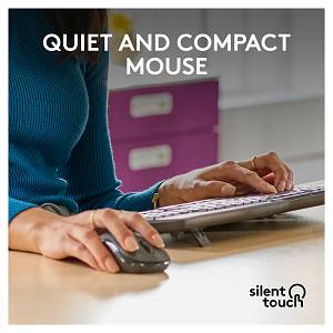 Logitech Desktop MK370 Wireless Black - US Layout