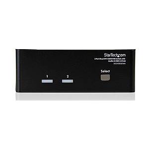 KVM 2 PORT DUAL DVI USB KVM SWITCH
