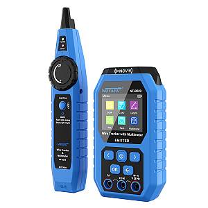 Noyafa Wire Tracker & Digital Multimeter with Cable Length Measurement, PoE Testing, NCV Detection, and LCD Display NF-B509