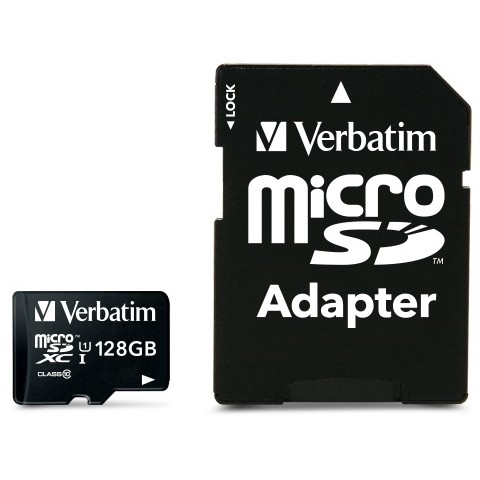 CARD 128GB Verbatim Pemium MicroXC 90MB/s +Adapter