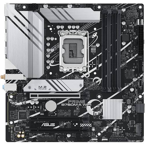 ASUS PRIME B760M-A WIFI S1700/DDR5/2xHDMI-1xDP/µATX Optional: 1x COM. 1x LPT