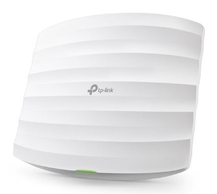 Tp-link Access Point N300, Wireless Indoor Ceiling Mount, 2.4 Ghz, 1X Lan Ports, 2 X Internal Antennas, Load Balance, Captive Portal